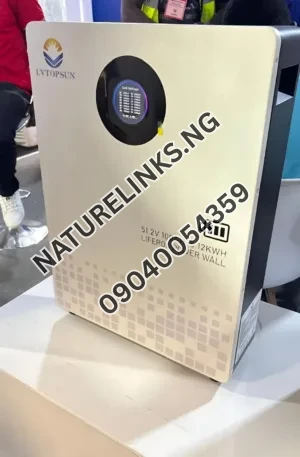 Lvtopson Lithium Battery 5kwh of 48v Price in Nigeria Nature Solar Global Limited