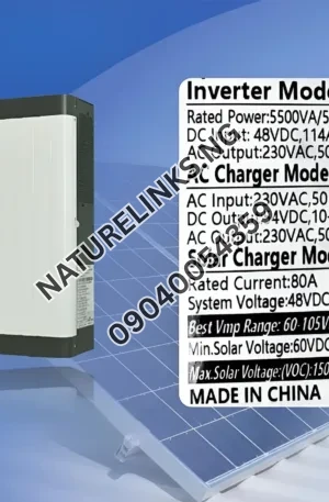 5.5kw 48v Sun Magic Hybrid Inverter With 80ah MPPT in Built Price in Nigeria Nature Solar Global Limited