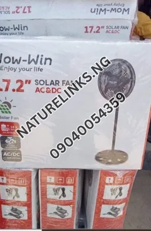 Wow Win Solar Fan Price in Nigeria Nature Solar Global Limited