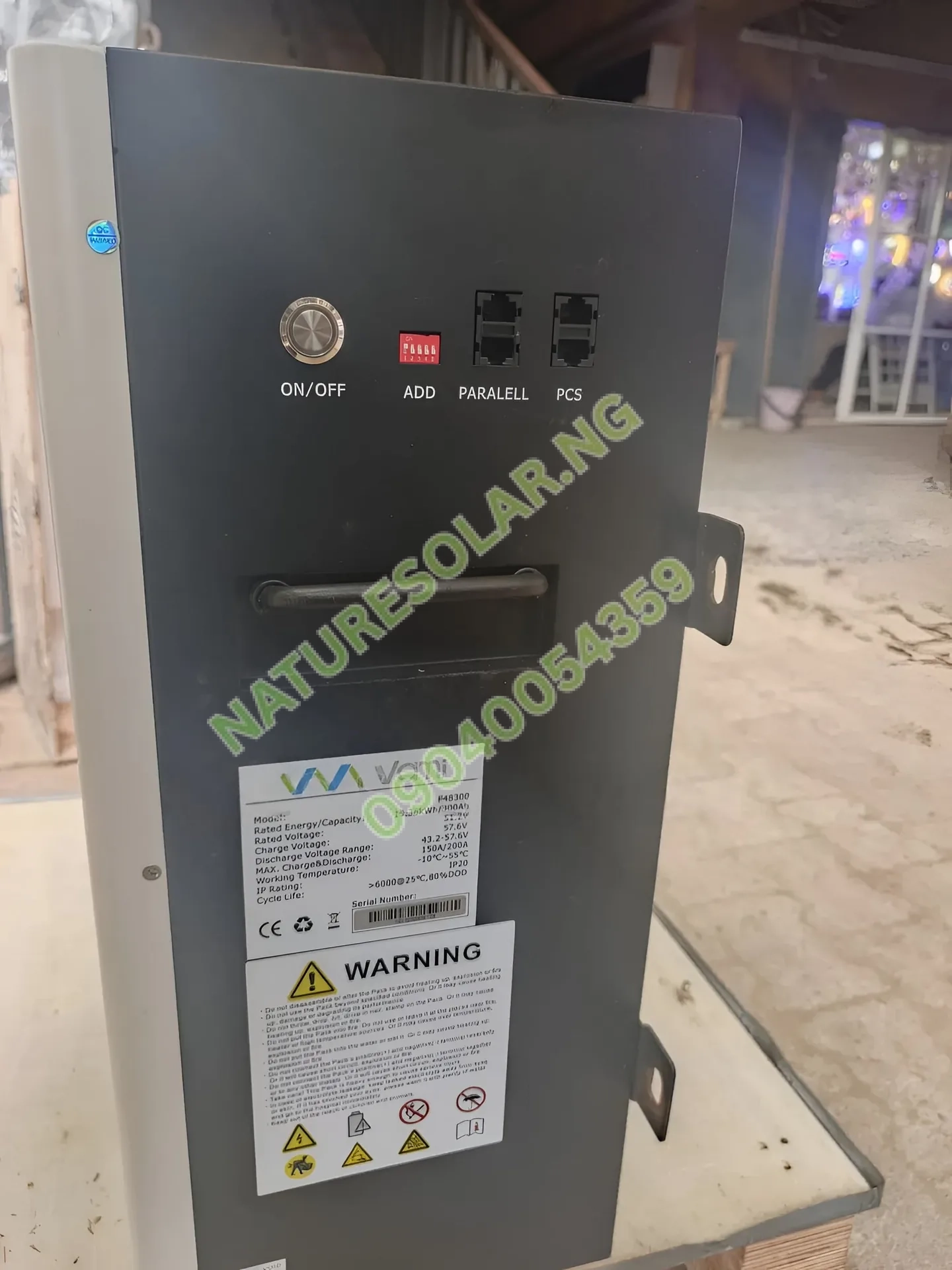 Vami 15kWh Lithium Battery Price in Nigeria