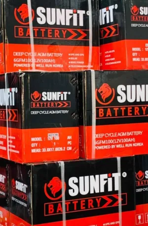 Sunfit Dry Cell Battery 12v 100ah Price in Nigeria Nature Solar Global Limited