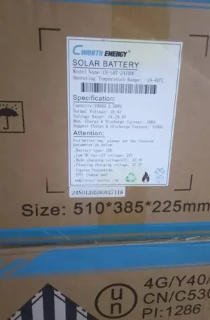 C Worth Solar Lithium Battery 2.5kwh 24v Price in Nigeria Nature Solar Global Limited