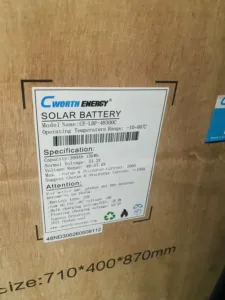 15kwh 51.2v Cworth Energy Solar Lithium Batteries 
