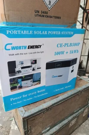 Cworth Energy 500W + 1kWh Portable Solar Power Station Price in Nigeria Nature Solar Global Limited