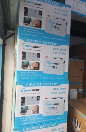 Cworth 2kwh 12v Lithium Battery Price in Nigeria Nature Solar Global Limited