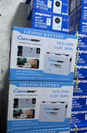 Brand New Cworth Energy 200Ah 12.8V LiFePO4 Lithium Battery (2kWh) Price in Nigeria Nature Solar Global Limited