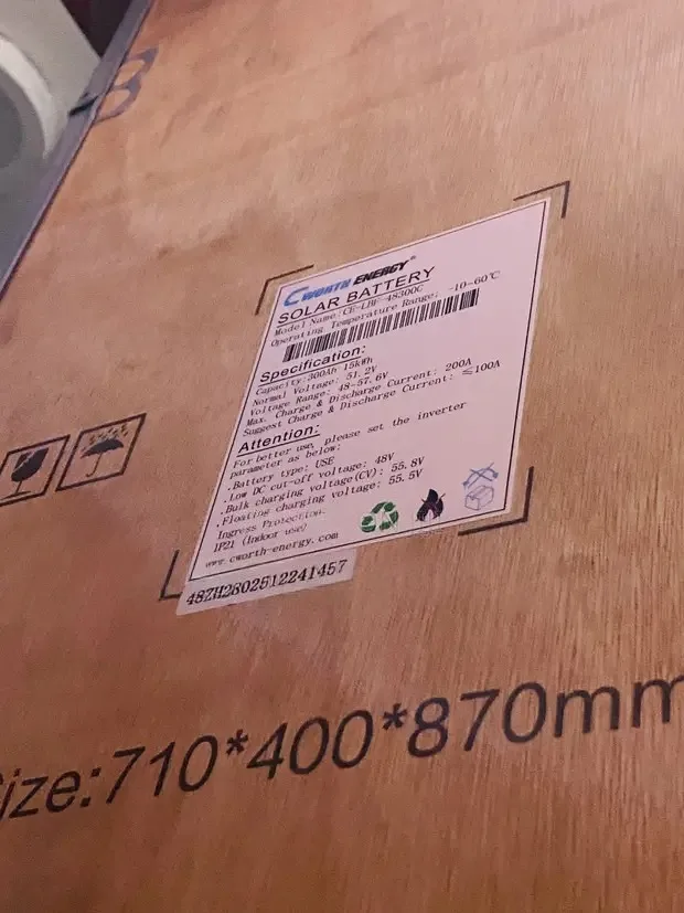Cworth Energy 15kw Lithium Battery