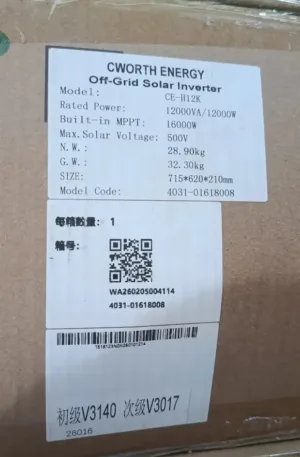 Cworth 12KVA 48V Hybrid Solar Inverter – Pure Sine Wave Price in Nigeria Nature Solar Global Limited