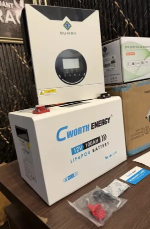 Cworth 1.2kWh 12V Lithium Battery + Sumry 1.5kVA Price in Nigeria Nature Solar Global Limited
