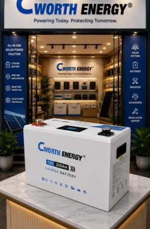 Cworth Energy 12v 200ah Lifepo4 Lithium Battery Price in Nigeria Nature Solar Global Limited