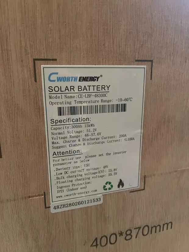 Cworth Solar Battery
