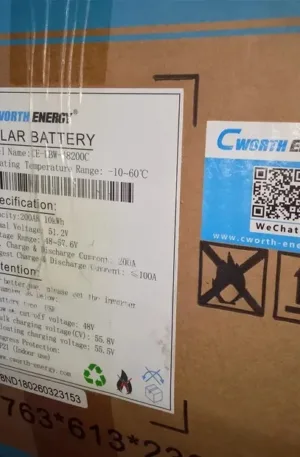 10kwh/48v Cworth Lithium Battery Price in Nigeria Nature Solar Global Limited 2