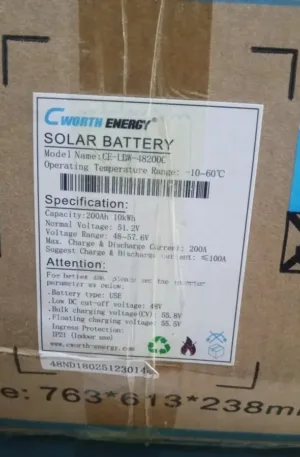 Cworth 10kwh Lithium Battery 48v Price in Nigeria Nature Solar Global Limited