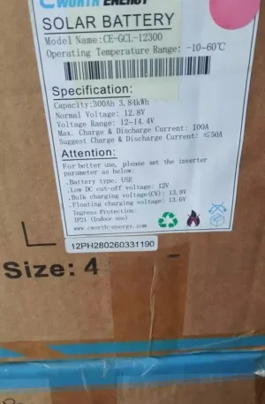 3.8kwh 12v Cworth Lithium Battery Price in Nigeria 2 3.8kwh 12v Cworth Lithium Battery Price in Nigeria Nature Solar Global Limited 2