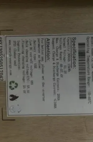 15KWH  CWorth Energy Lithium Battery Price in Nigeria Nature Solar Global Limited