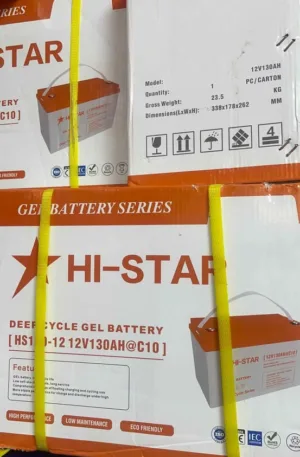 HI STAR DRY CELL BATTERY 130AMP Price in Nigeria 2 HI STAR DRY CELL BATTERY 130AMP Price in Nigeria Nature Solar Global Limited 2