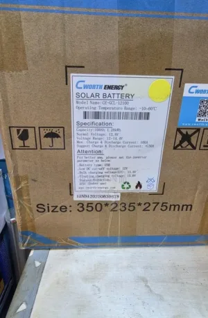 Cworth Lithium Battery 100ah 12v Price in Nigeria Nature Solar Global Limited