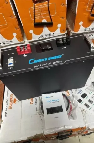 Cworth Energy 24v 2.5kwh 100ah Lithium(Lifepo4)Battery Price in Nigeria Nature Solar Global Limited 2