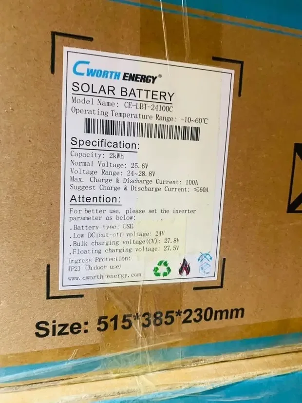 2.5kwh 25.6v Cworth Energy Solar Lithium Batteries Price in Nigeria 2 2.5kwh 25.6v Cworth Energy Solar Lithium Batteries Price in Nigeria Nature Solar Global Limited 2