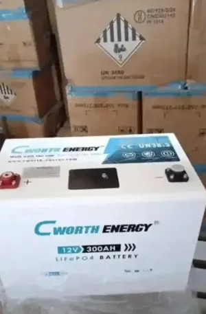 Cworth Energy 12V 300Ah LiFePO4 Lithium Battery Price in Nigeria Nature Solar Global Limited