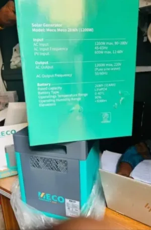 2kwh 1200w Meco Solar Power System (Solar Generator) Price in Nigeria Nature Solar Global Limited