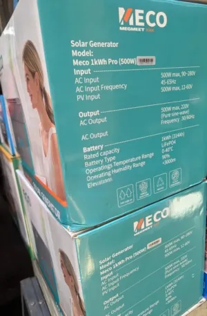 1kwh–500w Pro MECO Solar Generator Price in Nigeria Nature Solar Global Limited