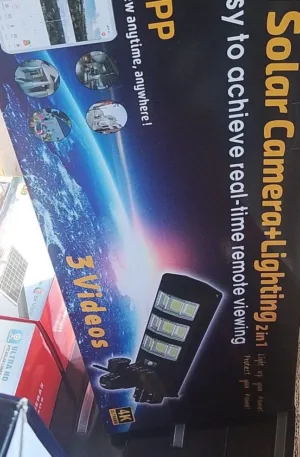 450w AI solar camera lighting 2in1 Price in Nigeria Nature Solar Global Limited