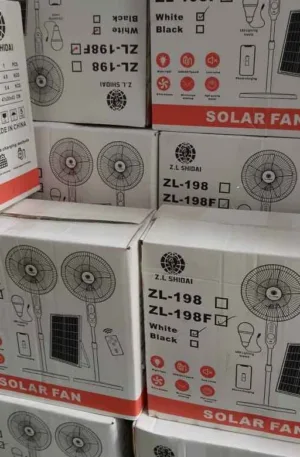 ZL Shidai 16inchs solar rechargeable fan Price in Nigeria Nature Solar Global Limited