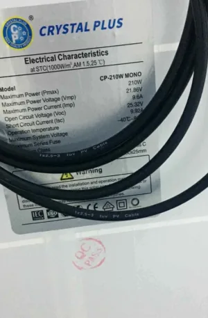 210w solar panel non bifacial Price in Nigeria Nature Solar Global Limited