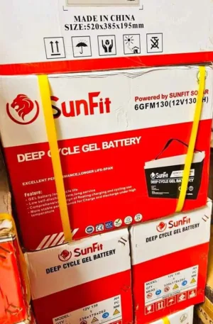 Sunfit Solar Battery 130Ah 12V Price in Nigeria Nature Solar Global Limited