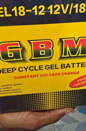 deep cycle gel battery 18ah 12v Price in Nigeria Nature Solar Global Limited
