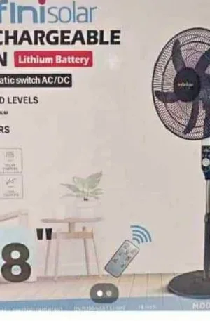 Infinisolar Rechargeable Solar Fan 18inches Price in Nigeria Nature Solar Global Limited