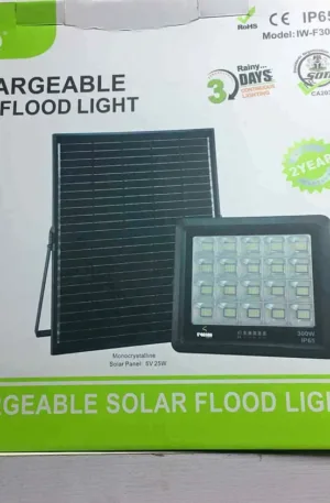 iwin rechargeable solar flood light 300watt Price in Nigeria Nature Solar Global Limited