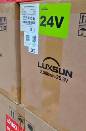 2.56kwh 24v luxsun lithium ion battery Price in Nigeria Nature Solar Global Limited