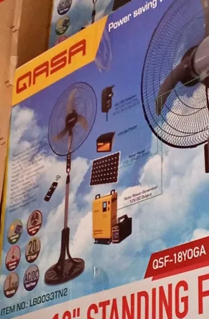 Qasa Solar Standing Fan 18 Inches Price in Nigeria Nature Solar Global Limited