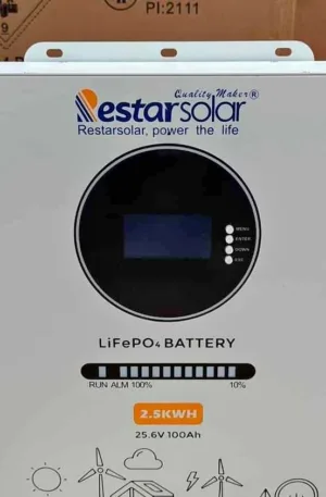 Restar Solar Lithium Battery 2.5kwh 24v Price in Nigeria Nature Solar Global Limited