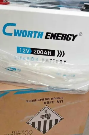 CWORTH LITHIUM BATTERY 2.5KWH 24v(200ah) Price in Nigeria Nature Solar Global Limited