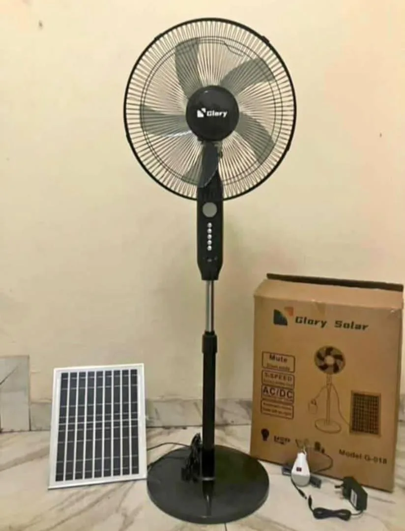 What is the average price of a solar fan in Lagos?