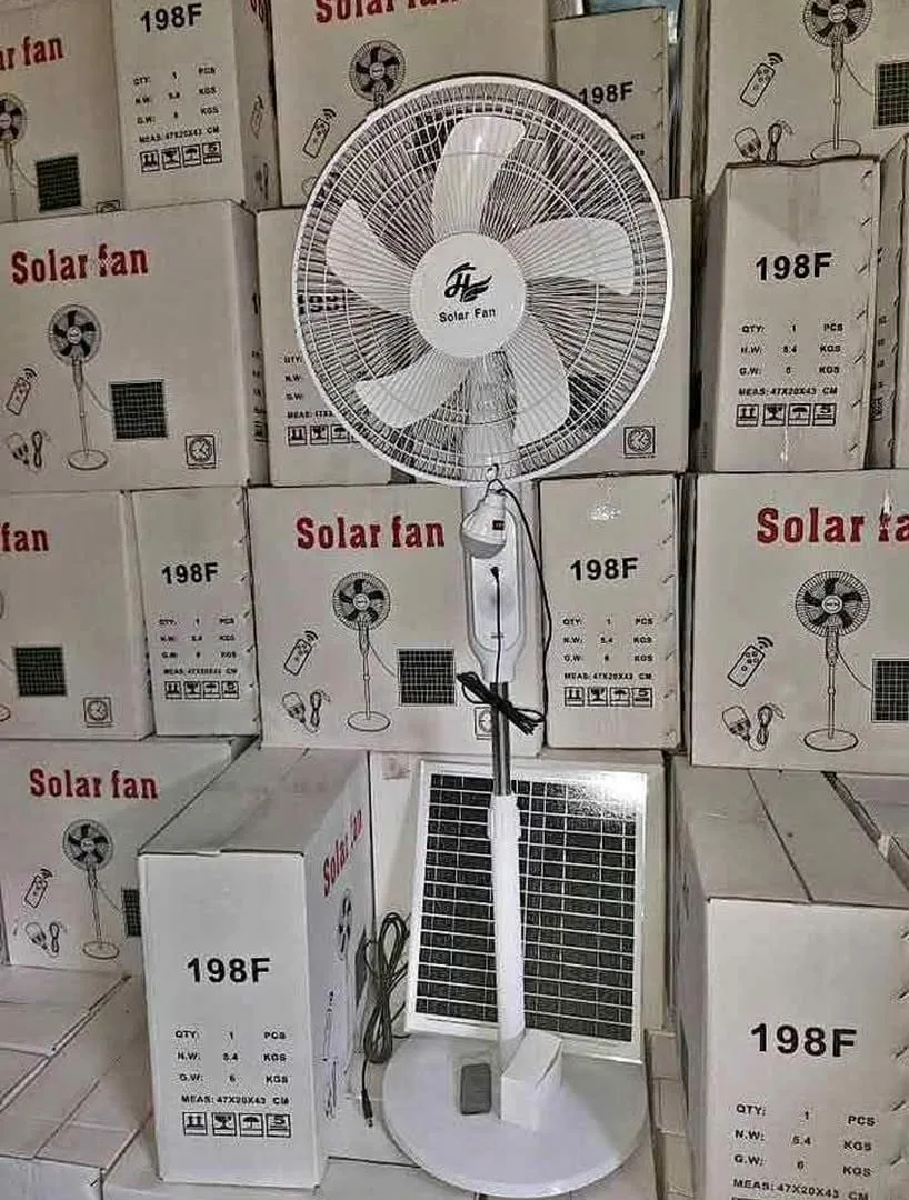 How much is a 20-inch solar fan in Nigeria?