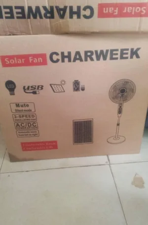CharWeek White Solar Fan with Solar Panel Price in Nigeria Nature Solar Global Limited